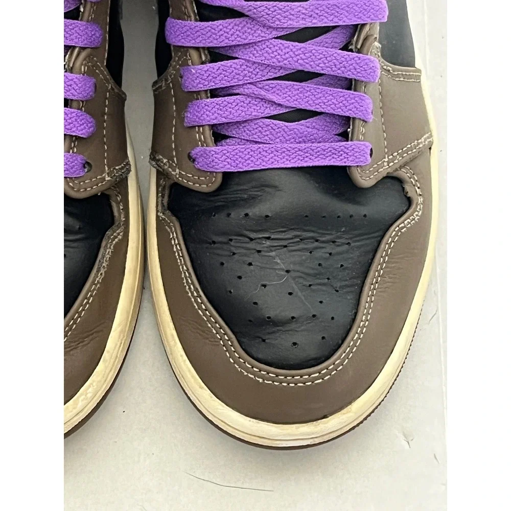 Air Jordan 1 Mid Palomino Wild Berry Brown Black Purple DQ8426-215 Mens Shoes